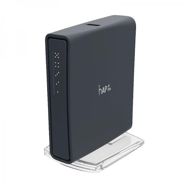 Mikrotik hAP ac lite tower Nero Supporto Power over Ethernet [PoE] (MikroTik hAP AC Lite Router + Access Point [Tower Shape] - RB952UI-5AC2ND-TC [RouterOS L4, UK PSU])