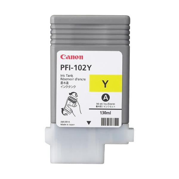 Canon PFI-102 Y - 130 ml - Giallo - originale - serbatoio d&