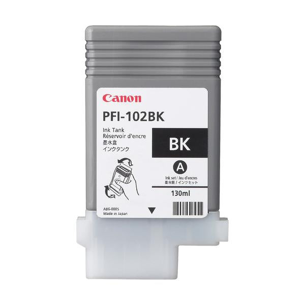 Canon PFI-102 BK - 130 ml - Nero - originale
