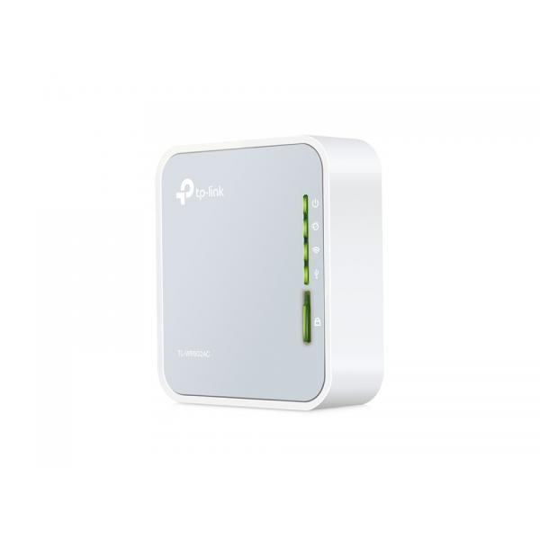 Router Wireless Portatile TpLink Tascabile AC750 TL-WR902AC - Wi-Fi Dual Band AC750 - Per creare reti Wi-Fi via Ethernet, 3G/4G USB modem o WISP - Piccolo e leggero da trasportare