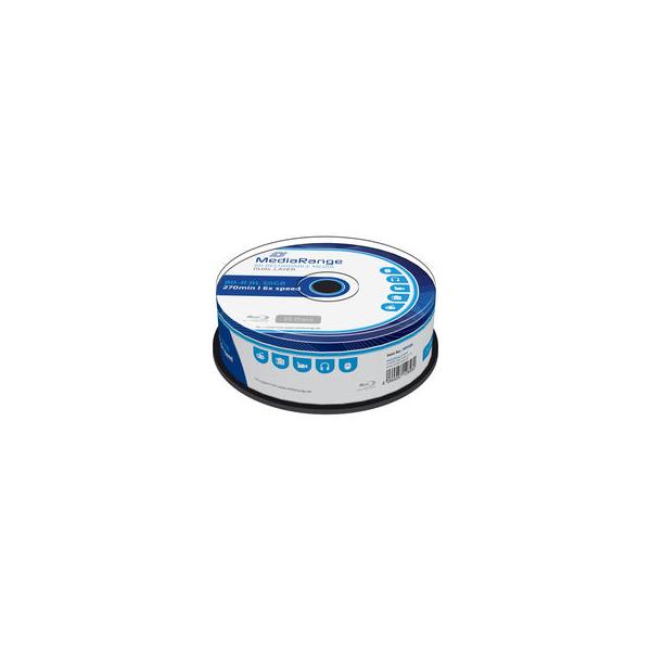 MediaRange MR508 disco vergine Blu-Ray BD-R DL 50 GB 25 pz (MediaRange - BD-R x 25 - 50 GB - lagri)