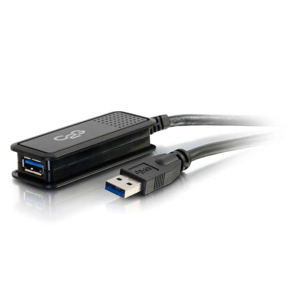 C2G 39939 cavo USB USB 3.2 Gen 1 [3.1 Gen 1] 5 m USB A Nero (C2G 39939 USB-kabel USB 3.2 Gen 1 [3.1)