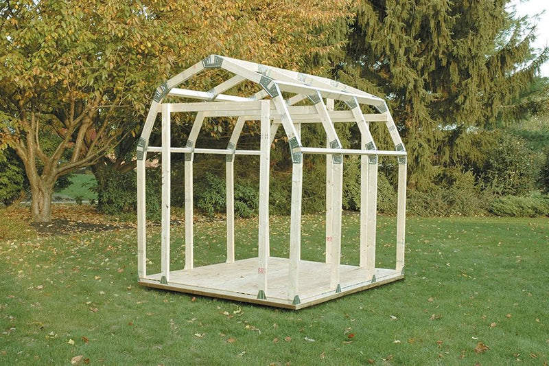 2x4 Basics Hopkins 90190 - Kit casetta da giardino, Tetto stile fienile, Legna non inclusa, sol