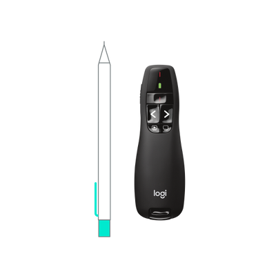LOGITECH R400 - PUNTATORE WIRELESS PER PRESENTAZIONI (910-001356)