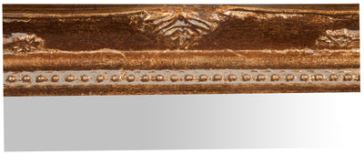 Biscottini Specchiera da appendere verticale/orizzontale L36,5xPR4xH47 cm finitura foglia oro anticato.