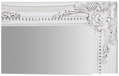 Biscottini Specchiera da appendere verticale/orizzontale L27xPR4xH32 cm finitura bianco anticato.