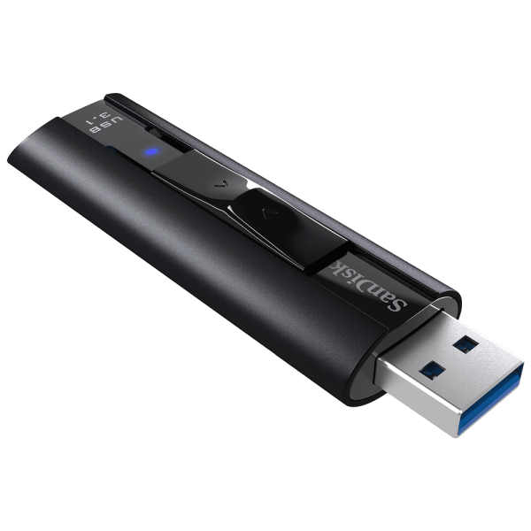 SanDisk Extreme Pro unità flash USB 128 GB USB tipo A 3.2 Gen 1 (3.1 Gen 1) Nero
