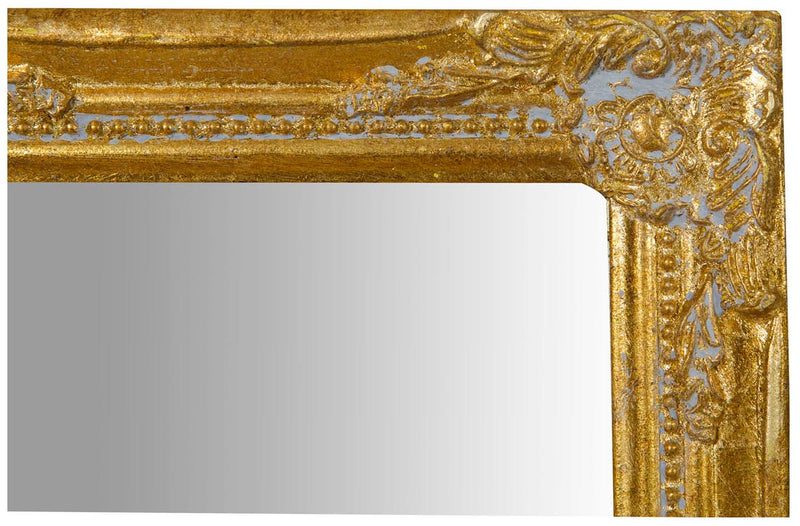 Biscottini Specchiera da appendere verticale/orizzontale L27xPR4xH32 cm finitura foglia oro anticato.