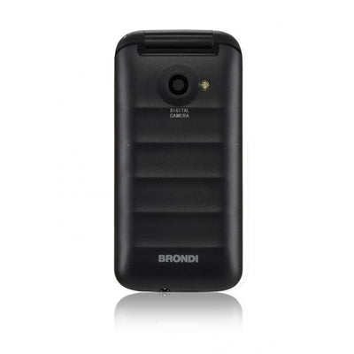 BRONDI FOX (NERO) - TELEFONO CELLULARE PER ANZIANI - TORCIA