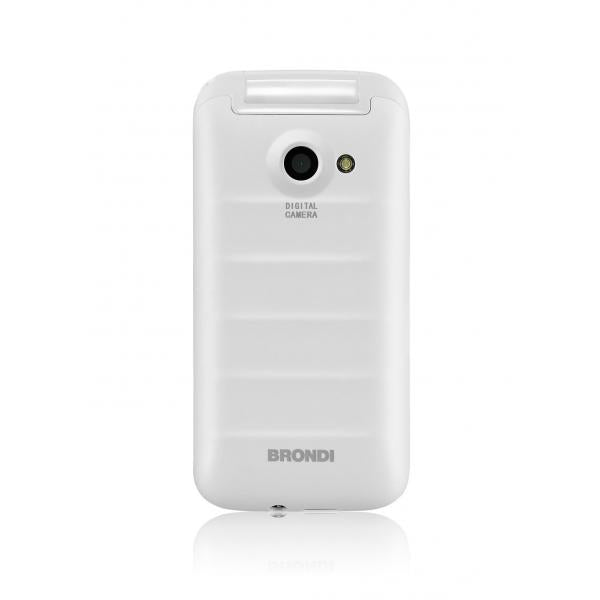 BRONDI FOX (BIANCO) - TELEFONO CELLULARE PER ANZIANI - TORCIA