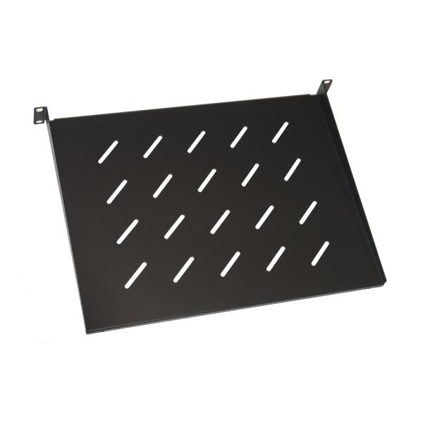 Mensola a Sbalzo - Profondità 350 mm. - 1 Unità attacco 2 punti - Per Armadi Rack 19" - Nero