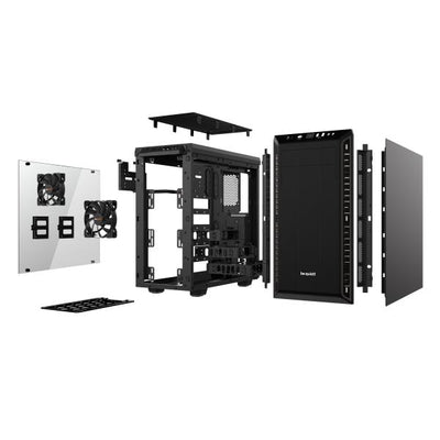 BE QUIET! CASE ATX PURE BASE 600 WINDOW, 7 HDD SLOT, 2XUSB3.0, 1XAUDIO I/O, BLACK
