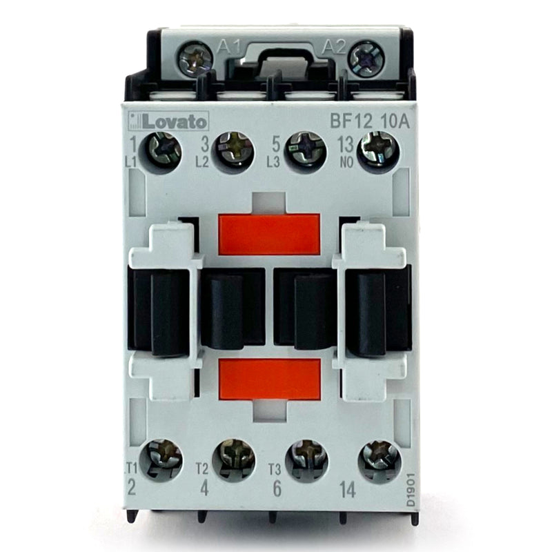 Contattore tripolare di potenza 12a 3P+no AC3 24vca Lovato