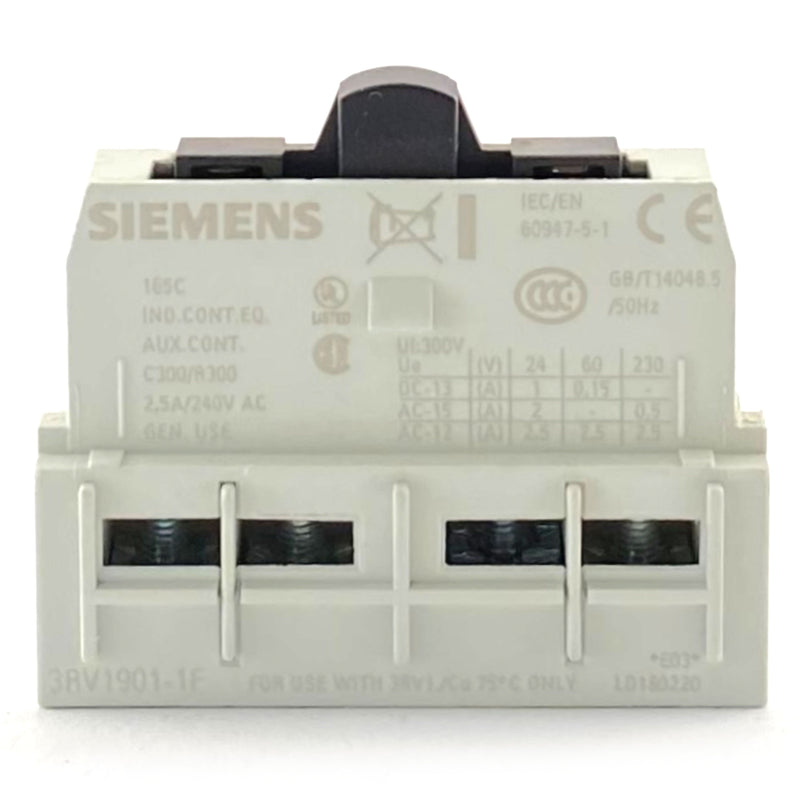 Contatto Ausiliario 2NO a Vite per Interruttori Automatici S00...S3