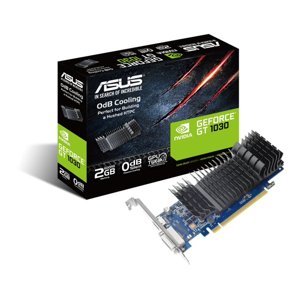ASUS VGA GEFORCE GT 1030, GT1030-SL-2G-BRK, 2GB GDRR5, DVI/HDMI, 90YV0AT0-M0NA00