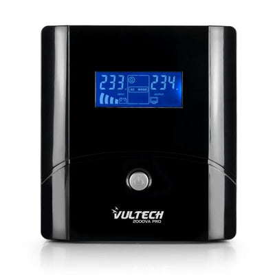 VULTECH UPS2000VA-PRO - GRUPPO DI CONTINUIT LINE INTERACTIVE CON LCD - 4 PRESE - 1 PRESA IEC13