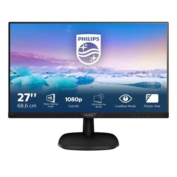 MON 27 IPS VGA HDMI DP VESA MM PHILIPS 273V7QJAB 16:9 1000:1 5MS