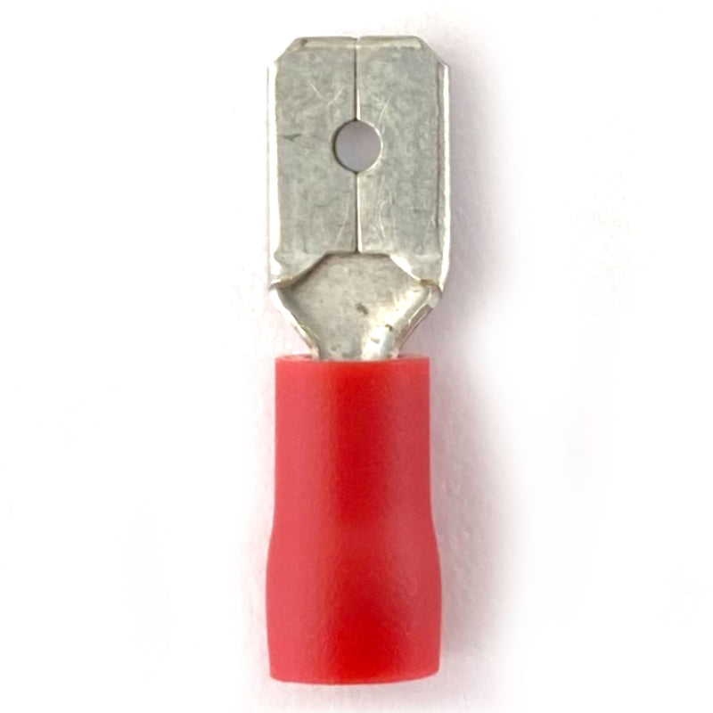 Capocorda preisolato rosso 6,3X0,8 MASC. A 01/P Aleyay