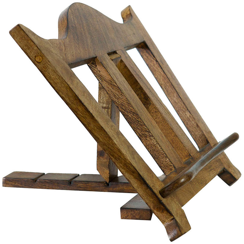 Biscottini Leggio da appoggio in legno finitura noce L35xPR7xH28 cm