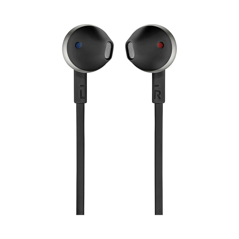 Jbl Jblt205blk Auricolari Con Microfono Cavo Piatto Anti Groviglio Nero