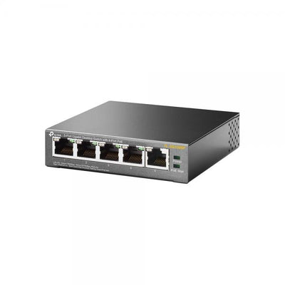 Switch di rete TpLink TL-SG1005P Desktop - Unmanaged - 10/100/1000Mbps Gigabit - 5 Porte - Auto-negoziazione - Supporto Power over Ethernet (PoE)