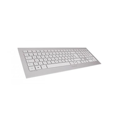 Dw 8000 Tastiera Rf Wireless Francese Argento, Bianco