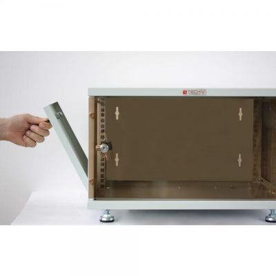 Armadio Rack 19'' a Muro 9U prof. 600 Nero Assemblato