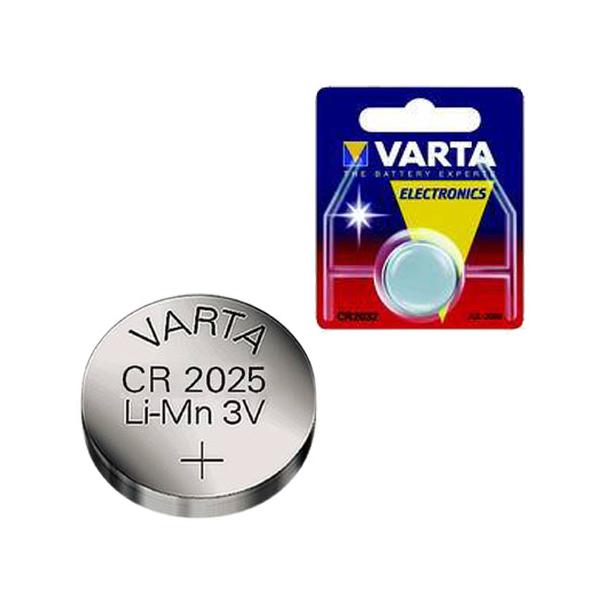 Batteria al Litio Varta Lithium bottone CR2025 - 3.0V - 1 Pezzo