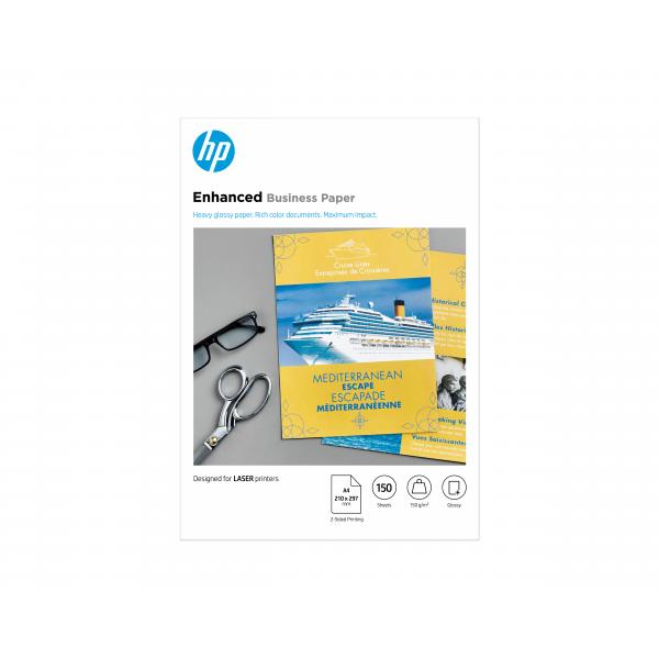 HP Confezione da 150 fogli carta professionale per stampe laser lucida 150 g/m A4/210 x 297 mm