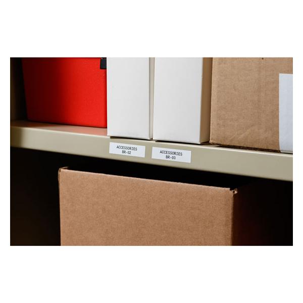 Brady 142797 Nero, Bianco Etichetta per stampante autoadesiva (Vinyl tape for M211 M210 - BMP21-PLUS BMP21-LAB BMP21 - Vinyl - Warranty: 12M)
