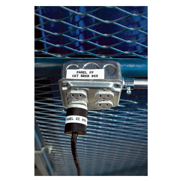 Brady 142797 Nero, Bianco Etichetta per stampante autoadesiva (Vinyl tape for M211 M210 - BMP21-PLUS BMP21-LAB BMP21 - Vinyl - Warranty: 12M)