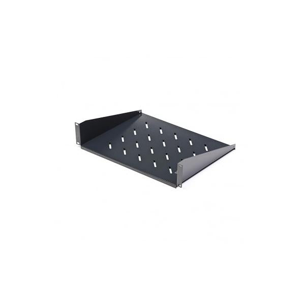 Mensola a Sbalzo - Profondità 350 mm. - 2 unità attacco 2 punti - per Armadi Rack 19" - Nero