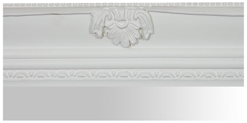 Biscottini Specchiera da appendere verticale/orizzontale L62xPR4xH82 cm finitura bianco anticato.