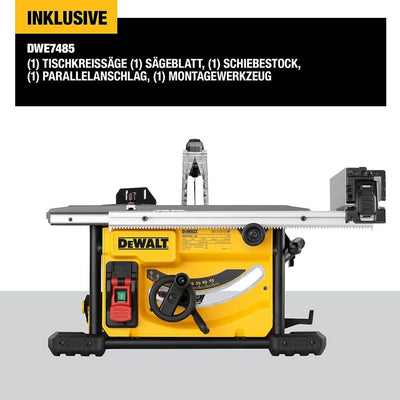 Sega circolare da banco DEWALT 210 mm DWE7485-QS