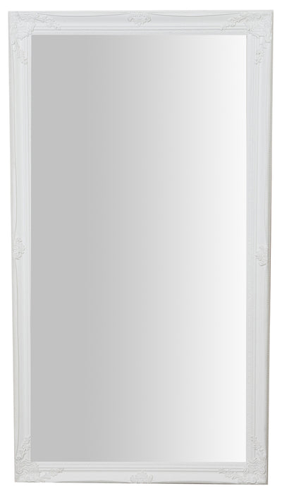 Biscottini Specchiera da appendere verticale/orizzontale L72xPR4xH132 cm finitura bianco anticato