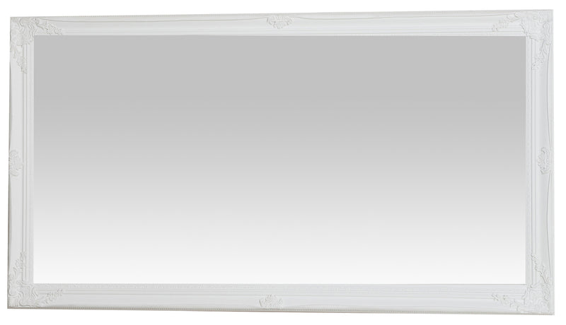 Biscottini Specchiera da appendere verticale/orizzontale L72xPR4xH132 cm finitura bianco anticato