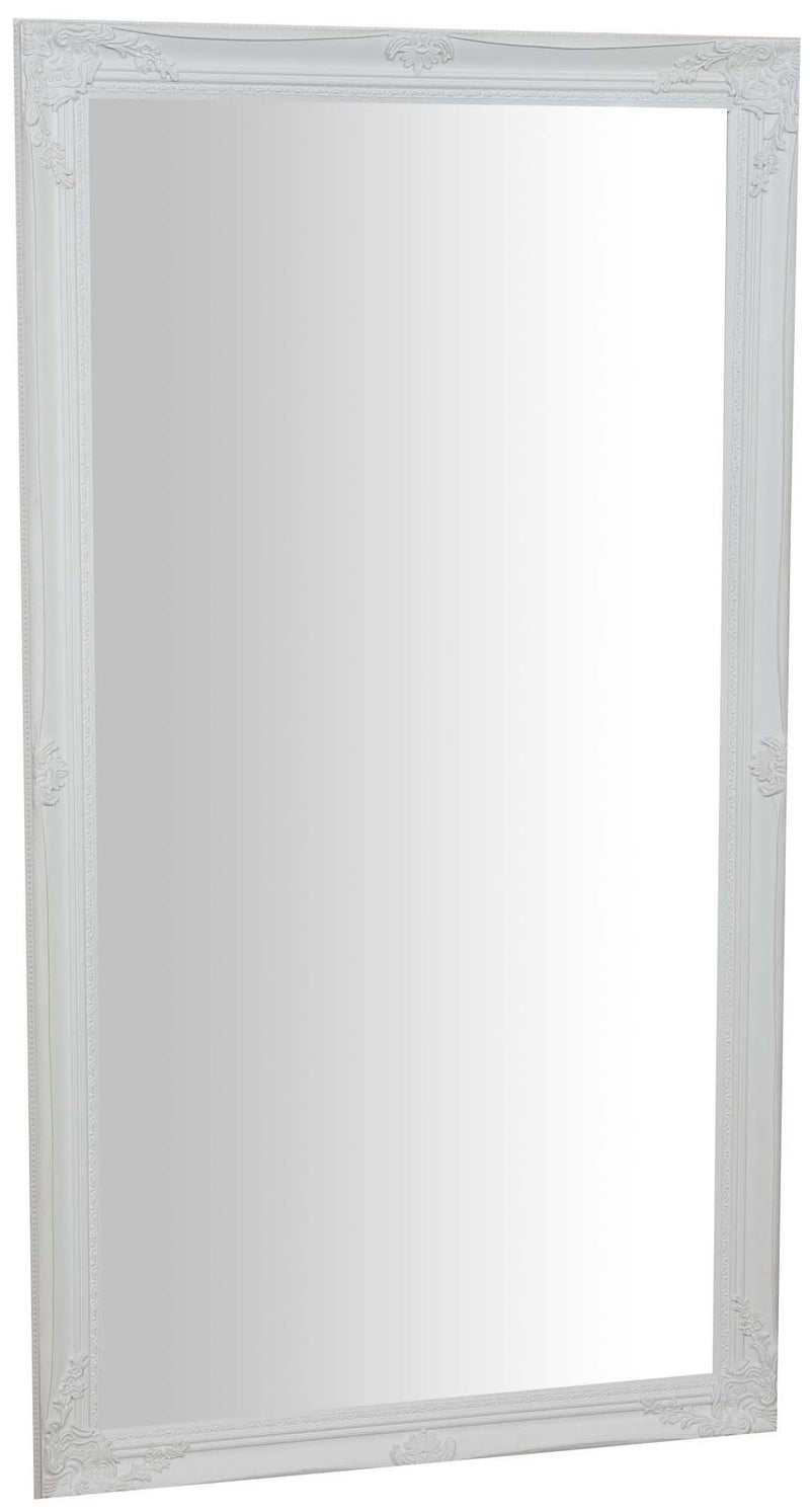 Biscottini Specchiera da appendere verticale/orizzontale L72xPR4xH132 cm finitura bianco anticato