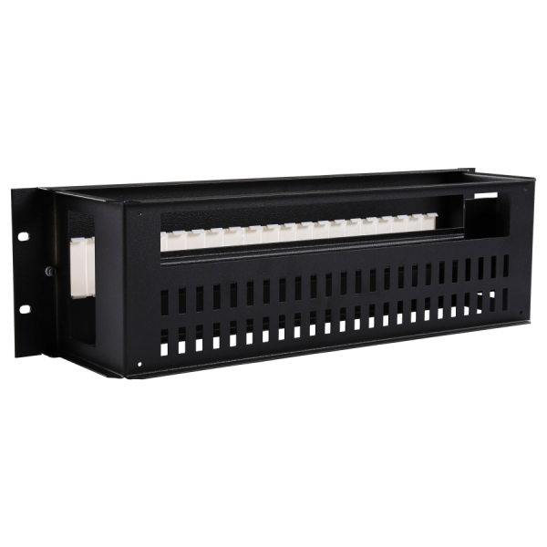 LOGON RAX630BL porta accessori (3U 19 ELECTRICAL/DIN RAIL - MODULE - BLACK - Warranty: 60M)