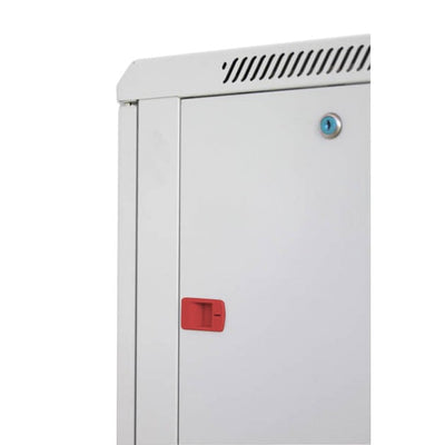 Armadio Rack 19'' a muro 20 unità sezione unica prof. 450mm Grigio