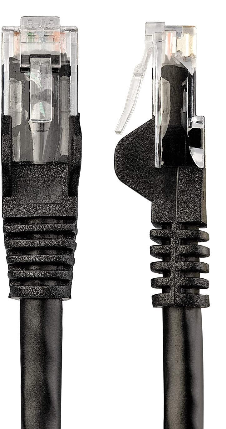 Cavo di rete Patch in Rame Cat. 6A Nero UTP 50m