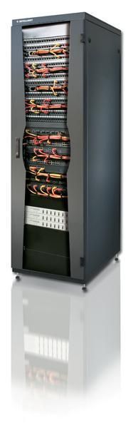 Armadio NetRack 19'' 600x600 33 Unità Nero da Assemblare