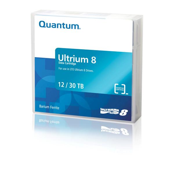 1X LTO-8 DATA CARTRIDGE WITH - RANDOM BARCODE LABEL FROM QUANTU