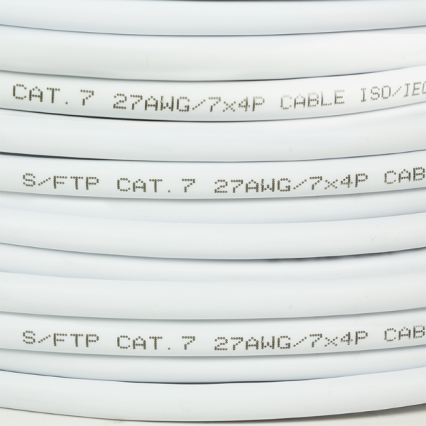 LogiLink CPV0041 cavo di rete Bianco 100 m Cat7 S/FTP [S-STP] (LogiLink CPV0041 netv?rkskabel Hvid 10)