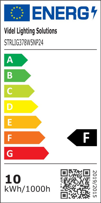 10 W/M luce continua 24V 3000K IP20 Videl