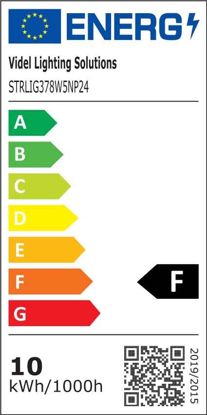 10 W/M luce continua 24V 3000K IP20 Videl