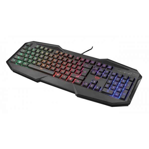 Tastiera Trust GXT 830-RW Avonn Gaming Keyboard - Retroilluminata - Funzione anti-Ghosting - Colore Nero