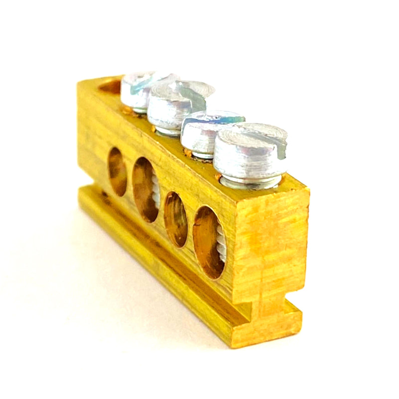 Barra di terra 4 fori 80A Schneider