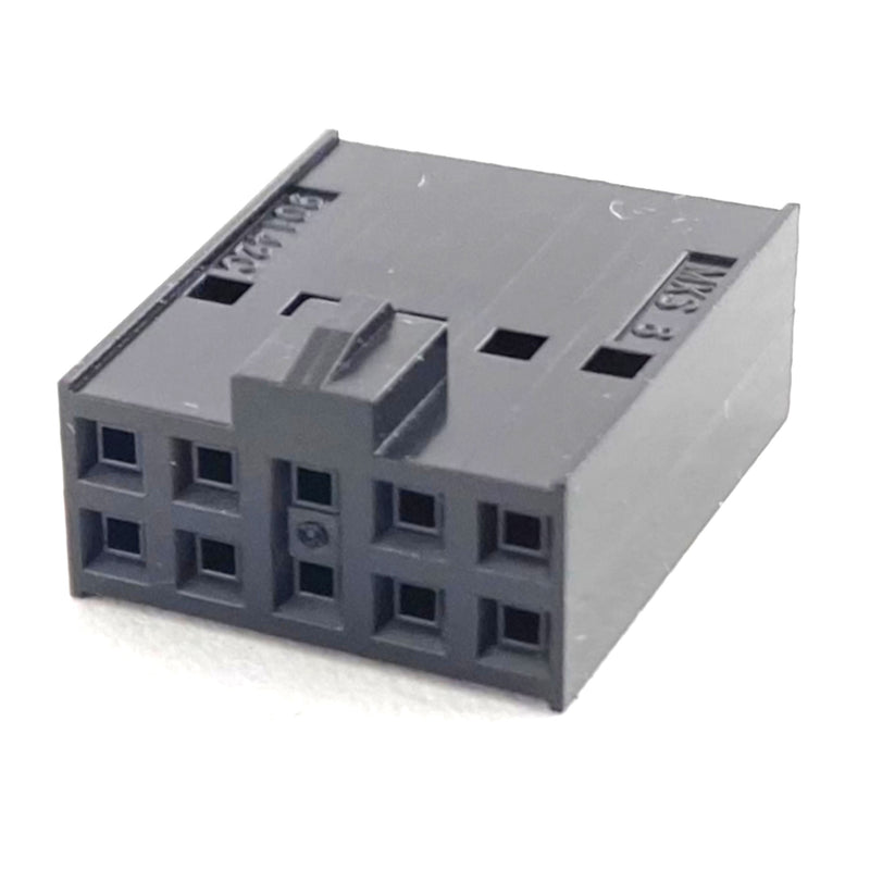 Blocchetto nero 10 vie Molex