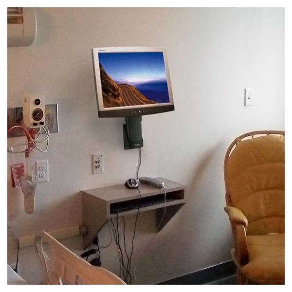 Ergotron Neo-Flex Wall Mount Lift 61 cm [24] Parete Nero (NEO FLEX WALL MOUNT LIFT - VESA 100X100 75X75 BIS 7.2KG)