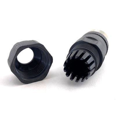 Connettore M12 femmina DIR.5 poli a vite Aleyay